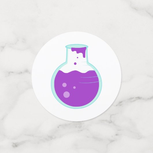 Girly Science Party Confetti (Kleine voorkant)