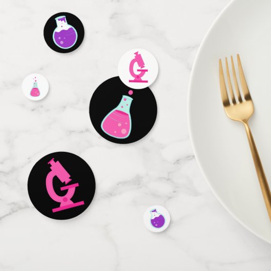 Girly Science Party Confetti (Groep)