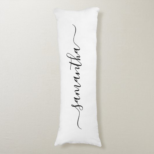 Girly Signature Naam Lichaamskussen (Voorkant Verticaal)