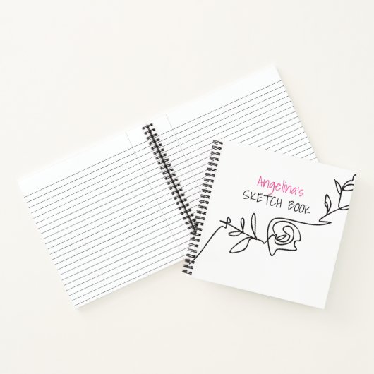 Girly Sketch Boek (Binnen)