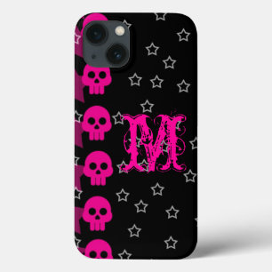 Girly Skull EMO Punk Rocker Rock IPhone 6 Hoesje