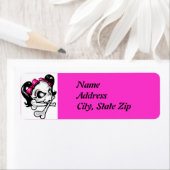 Girly Skull Etiket (Insitu)