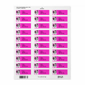 Girly Skull Etiket (Full Sheet)