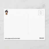 Girly Skull Ice Cream Cone Briefkaart (Achterkant)