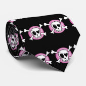 Girly Skull Stropdas (Opgerold)