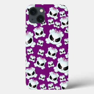 Girly Skullz iPhone 13 Hoesje
