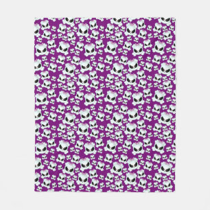 Girly Skullz Fleece Deken