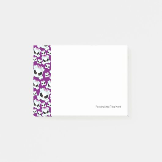 Girly Skullz Post-it® Notes (Voorkant)