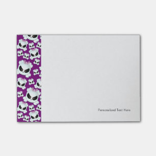Girly Skullz Post-it® Notes