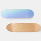 Girly Sky Blue Skateboard (Horizontaal)