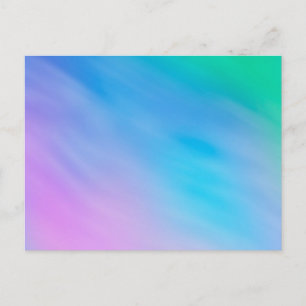 Girly Soft Rainbow Briefkaart