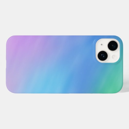 Girly Soft Rainbow kleurde Sky Case-Mate iPhone Case (Achterkant (horizontaal))