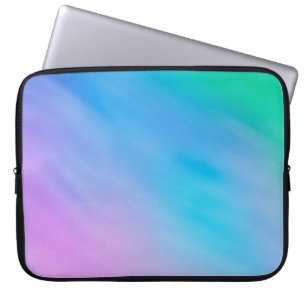 Girly Soft Rainbow Laptop Sleeve