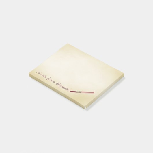 Girly Sophisticated Cute, Lipstick Post-it® Notes (Schuin)