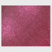 Girly Sparkly Wine Burgundy Red Glitter Cadeaupapier (Vlak)