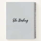 Girly Spiral Notitieboek (Achterkant)