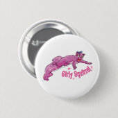 Girly Squirrel Button (Voorkant /achterkant)