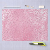Girly Sugar Pink Glitter Luipaard Tissuepapier (Craft)