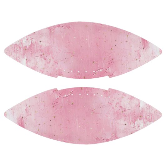 Girly Sugar Pink Gold Sparkles American Football (Panelen)