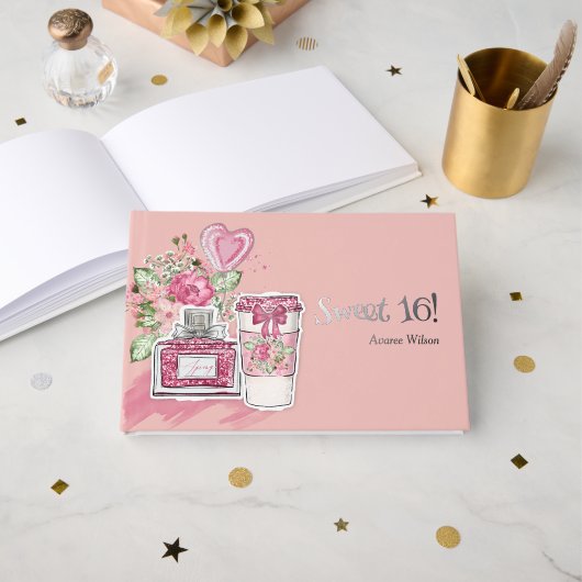Girly Sweet 16! Gastenboek (Voorkant open)