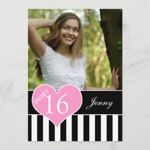 GIRLY SWEET SIXTEEN FOTO KAART