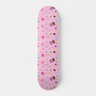 Girly Sweet Snoep Pattern for Girls Skateboard