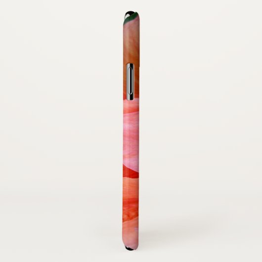  Girly Tropical Flower foto met monogram Case-Mate iPhone Case (Achterkant / rechts)