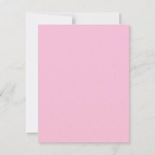 Girly verjaardagsfeestje uitnodiging (Achterkant)