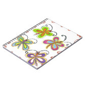 Girly Vlinder Notitieboek (Linkerzijde)