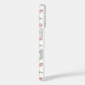 Girly waterverf harten en bloemen Wit Roze Case-Mate iPhone Case (Achterkant / Rechts)