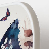  Girly Waterverf  Vlinder Pickleball Paddle (Links Detail)