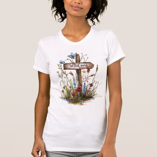Girly Wild One T-shirt (Voorkant)