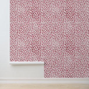 Girly Wit Roze Leopard Behang