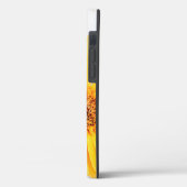 Girly Yellow Daisy Floral, gepersonaliseerde naam Case-Mate iPhone Case (Achterkant / Links)