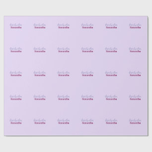 Girlyvibes hashtag licht paars roze vrouwelijke vi cadeaupapier