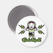 GirlzRock ! Magnet de puissance pour fille (Recto/Verso)