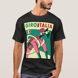 Giro d Italia Abstracte grillige fietsrace P T-shirt