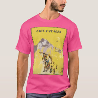 Giro d'Italia  fiets racen door de Alp T-shirt