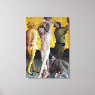 Girolamo Romanino De lagellatie Canvas Afdruk
