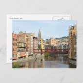 Girona Briefkaart (Voorkant / Achterkant)