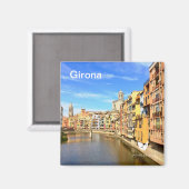 Girona fridge magnet van Velvet Escape Magneet (Voorkant / Achterkant)