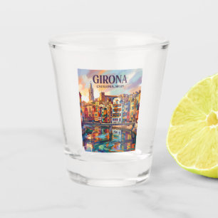 Girona Spanje Shot Glas