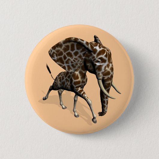 Girphant of Eleffe Ronde Button 5,7 Cm (Voorkant)