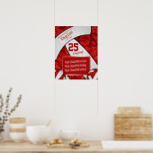 girred white volleyball team foto poster (Keuken)