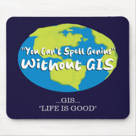 GIS, Geospatial Mousepad Muismat