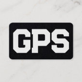 GIS GPS Services Premium Visitekaartje (Voorkant)