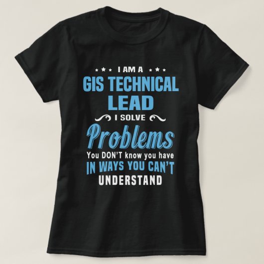 GIS Technical Lead T-shirt (Design voorkant)