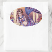 Giselle - Sticker de sirène romain (Sac)