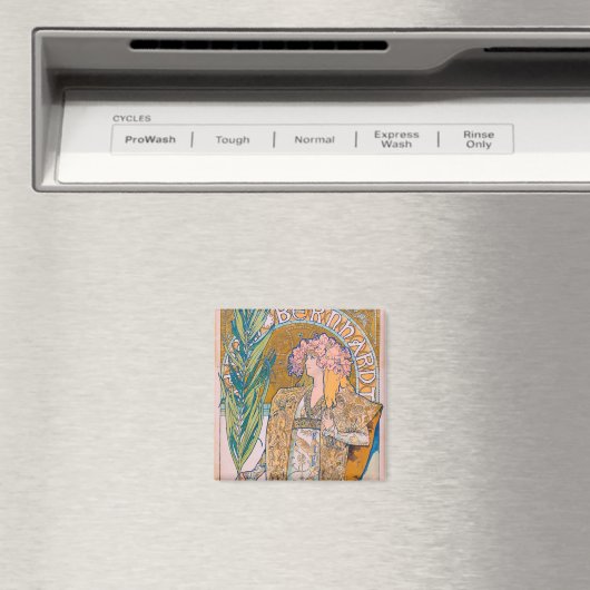 Gismonda, Sarah Bernhardt, Mucha Magneet (Insitu (Vaatwasser))