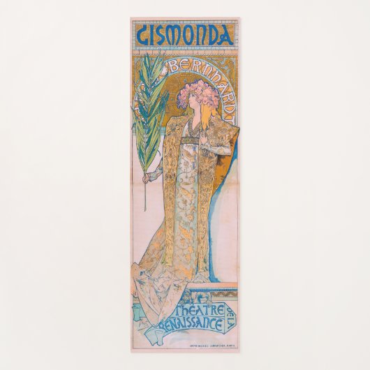 Gismonda, Sarah Bernhardt, Mucha Yogamat (Voorkant)